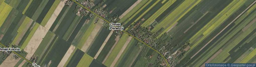 Zdjęcie satelitarne Chmiel Pierwszy ul.